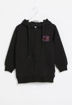 Ben Sherman - Boys b zip through hoodie - black