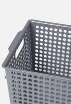 Litem - Large myroom sense up basket - charcoal