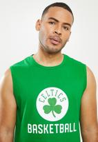 NBA - Celtic green retro vest (straight hem)  - cotton single jersey - green