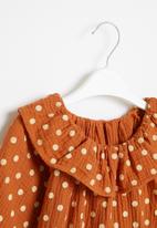 POP CANDY - Girls polka dot blouse - orange