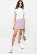 Cotton On - Super luxe mini skirt - soft mauve