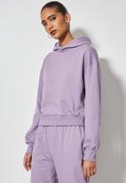 Superbalist - Crop hoodie - lilac
