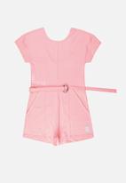 Gloss - Girls sweat playsuit - light pink