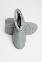 Jada - Piping detail slipper boot - grey