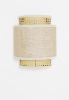 Sixth Floor - Indo double layer wall light - natural
