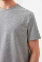 Trendyol - Plain top & shorts pj set - grey