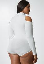 Superbalist - Cut out detail bodysuit - milk