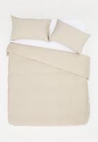 T-shirt Bed Co. - T-shirt cotton duvet cover set - earth