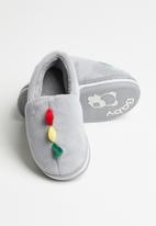 POP CANDY - Boys dino slip on slippers - grey
