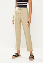 ONLY - Aia highwaist string pant - white pepper