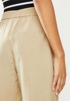 ONLY - Aia highwaist string pant - white pepper