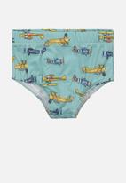 UP Baby - Uv protection swimming trunks - green