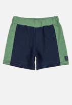 Quimby - Boys teddy tee & shorts set - green