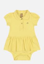 UP Baby - Bodysuit dress - yellow