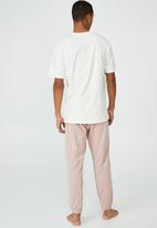 Cotton On - Organic jersey sleep pant - dirty pink
