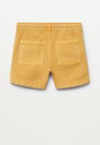MANGO - Bermuda shorts max - mustard