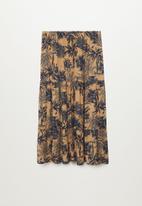 Violeta by Mango - Plus skirt waitopi - light pastel brown