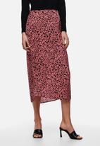 ONLY - Mayra-maaria life highwaist  skirt - pink & black