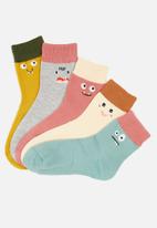POP CANDY - 5 Pack character socks - multi