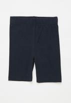 POP CANDY - Younger girls 2 pack cycling shorts - navy & grey
