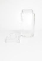 Sixth Floor - Azula square glass canister - 2.4 litre