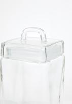 Sixth Floor - Azula square glass canister - 2.4 litre