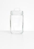 Sixth Floor - Azula square glass canister - 1.6 litre