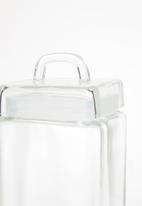 Sixth Floor - Azula square glass canister - 1.6 litre