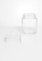Sixth Floor - Azula square glass canister - 1.2 litre