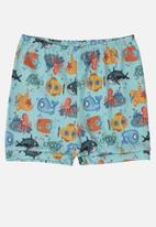 UP Baby - Cotton shorts - green