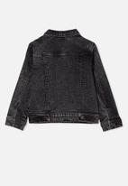 Cotton On - Relaxed denim jacket - cottesloe washed black