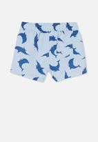 Cotton On - Danny boardshort - white water blue