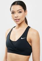Nike - Nike df swoosh bra - black & white