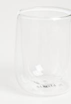 Sixth Floor - Barista Double walled espresso glass set of 2-clear