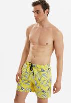 Trendyol - Printed swimshorts - yellow