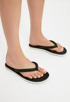 Trendyol - Padded toepost thong - black