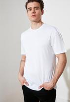 Trendyol - More authenticity back print short sleeve tee - white