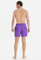 Trendyol - Contrast drawstring swimshorts - purple