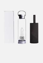 Shapeshifter - Crystal elixir water bottle - clear quartz