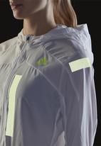 adidas Performance - Marathon jacket w - white & yellow 