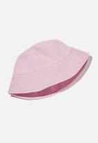 Cotton On - Kids bucket hat - pale violet terry