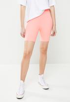 Cotton On - The beverly rib bike shorts - dusty pink