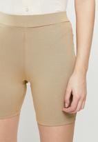 Cotton On - The pip jersey bike shorts - taupe