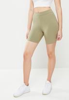 Cotton On - The pip jersey bike shorts - soft moss