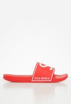 STYLE REPUBLIC - Chil slide - red