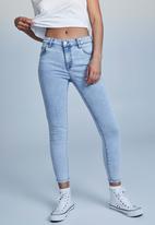 Cotton On - Mid rise cropped skinny jean - roadknight blue