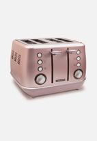 Morphy Richards - Evoke 4 slice stainless steel toaster - pink