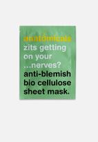anatomicals - Zits Getting on Your… Nerves? Anti-Blemish Bio Cellulose Sheet Mask