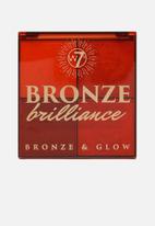 W7 Cosmetics - Bronze Brilliance Bronze & Glow Palette - Light / Medium
