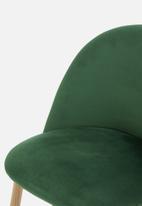 Sixth Floor - Slate dining chair - emerald